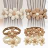 Flower Shape Curtain Tieback Elastic Band Curtain Rope Holders Window Curtain Buckles  Home Decor