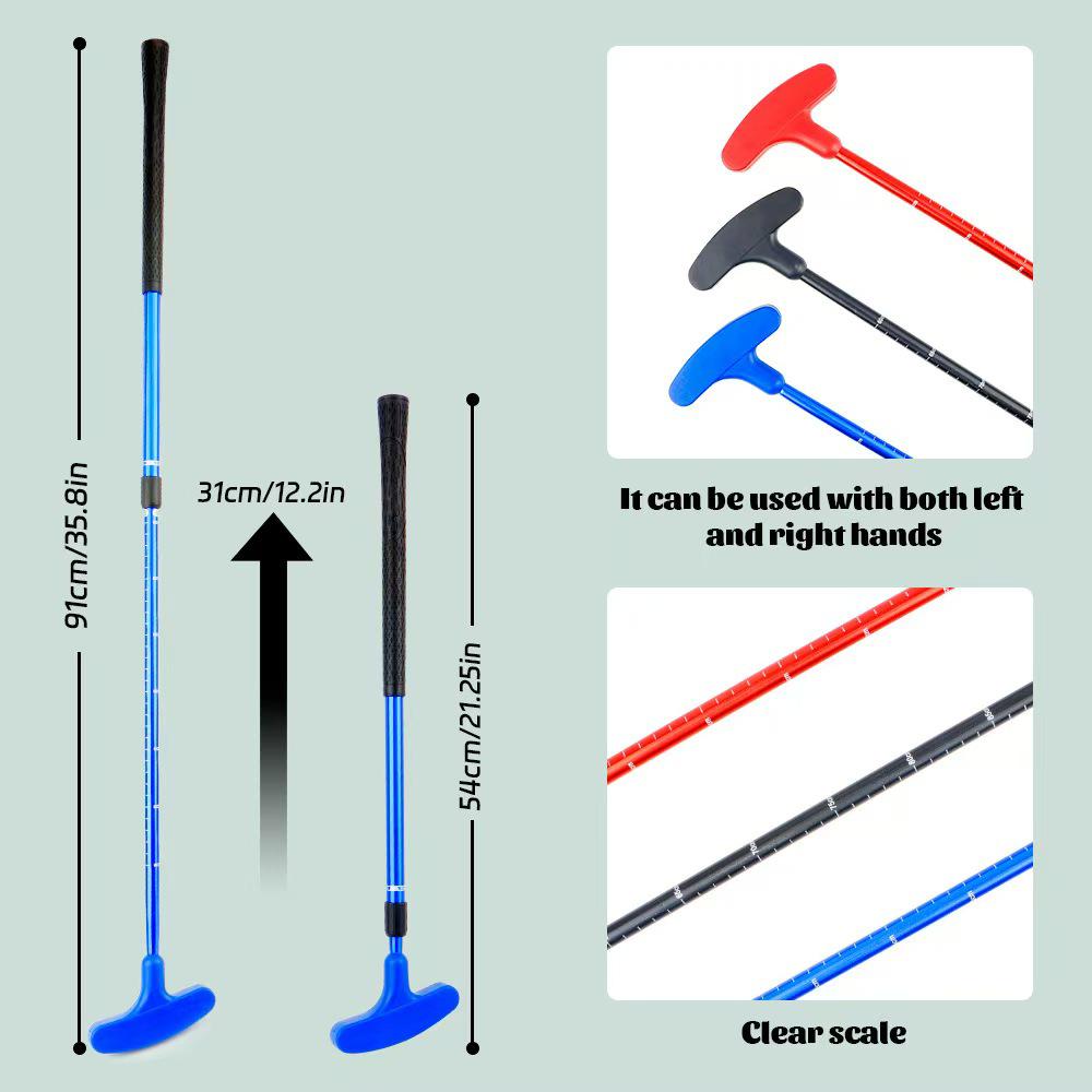 Customizable Golf Putter with Extendable Double-Sided Design for Youth Practice