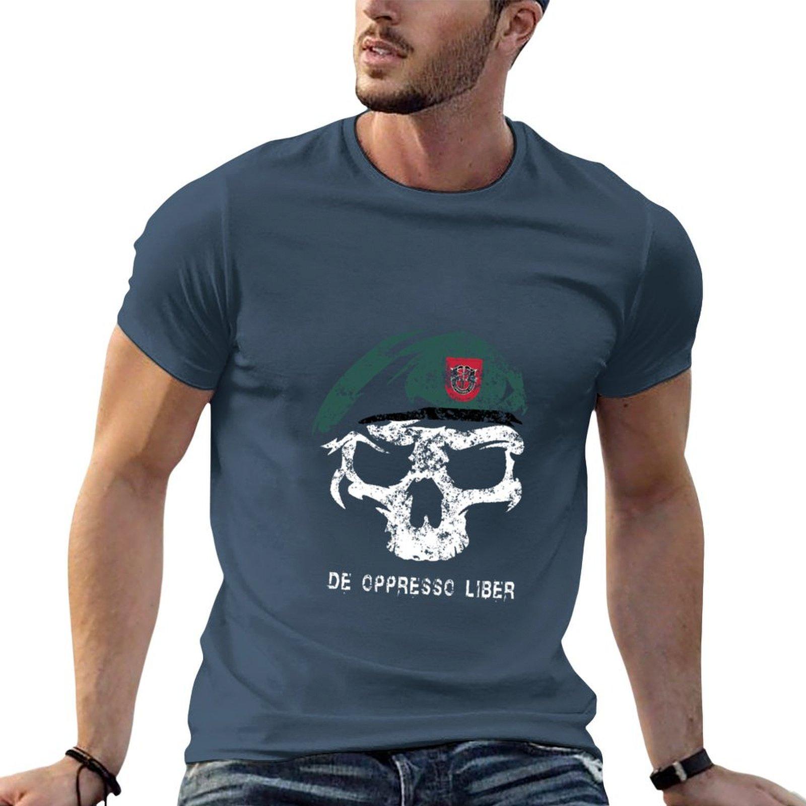 Army Special Forces De Oppresso Liber Green Beret 7th SFG T-Shirt t shirt Unisex luxury graphic t shirts for Unisex T-Shirt S