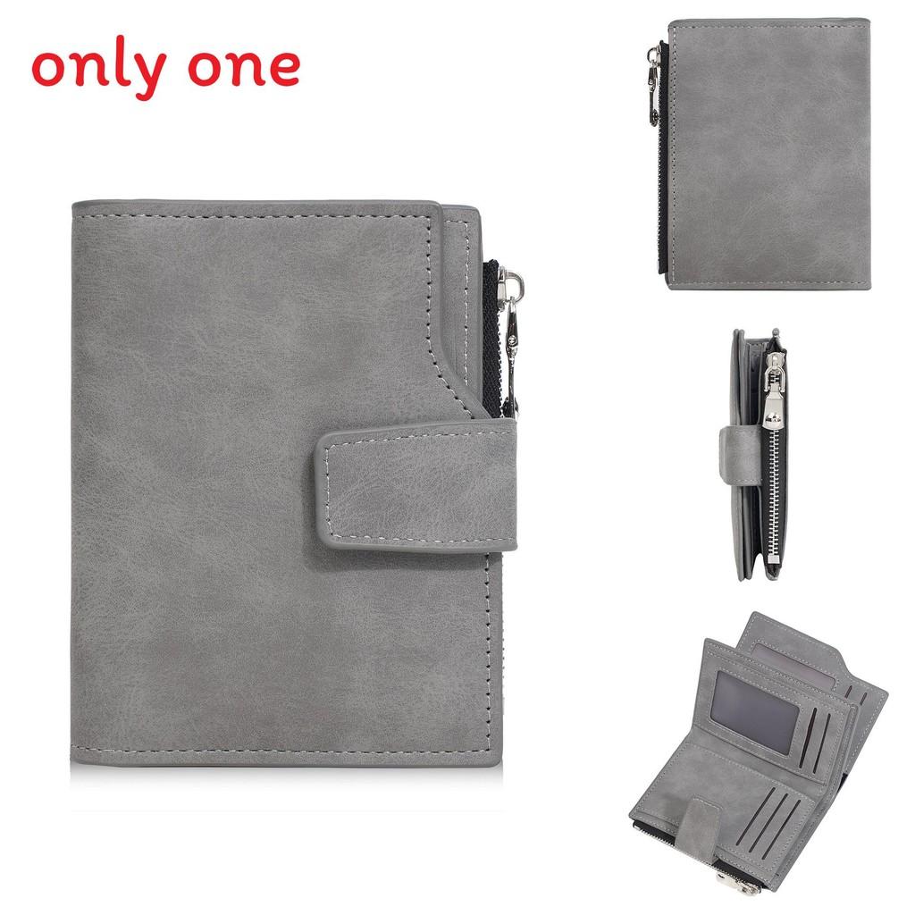 Urban Minimalist Pu Wallet For Women With Card Organizer And Solid Pattern Design For Everyday