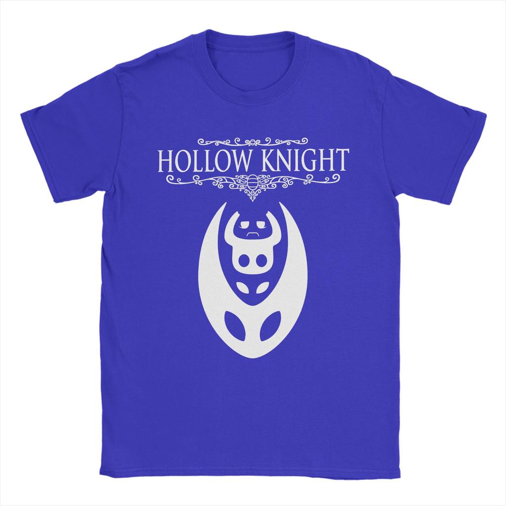 Hollow Knight Silksong Game T Shirts Men 100% Cotton Novelty T-Shirt Crewneck Tees Short Sleeve Clothing Gift