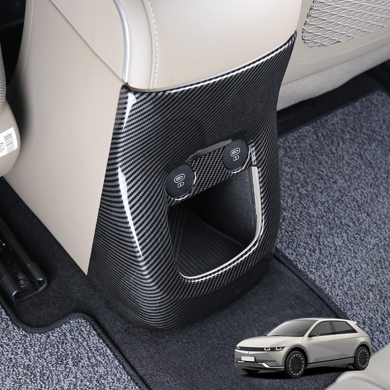 Car Interior Rear Air Vent Decorative Frame Cover Shift Extension Frame ABS Material for Hyundai IONIQ 5 -2025 Accessories