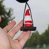 Cute Santa Claus Decoration Car Hanging Ornaments Auto Rearview Mirror Pendant Swinging Automobile Interior Styling Accessories