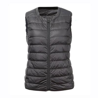 Women'S Winter Waistcoat Duck Ultralight Double-Side Wearing Sleeveless Warm Jacket 7Xl Vest Coat
