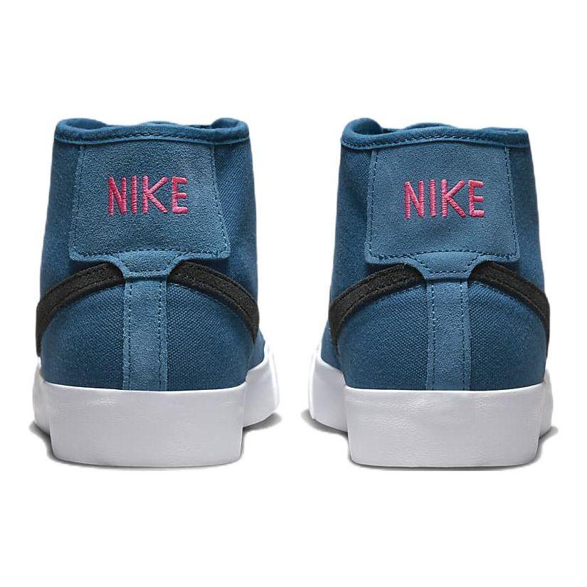 Nike Blazer Court Mid Premium SB Dunkelmarineblau Unisex Sneaker Schwarz FB1378-408