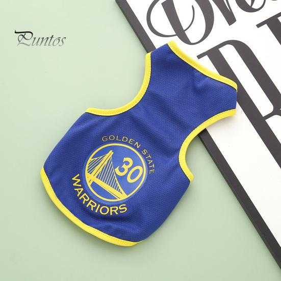 Dog Blouse Pet Vest Round Neck Soft Comfortable Breathable Letter Print Shirt Summer Cat Sleeveless Clothes Daily Wear