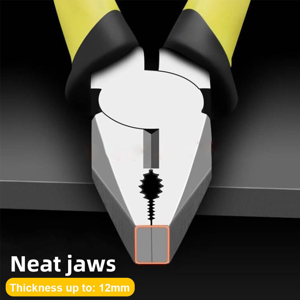 3Pcs 6 Inches Wire Pliers Electrician Specific Pointed Nose Pliers Multi-Functional Labor-saving Household Electrician Pliers