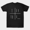 Asian Size Men Black Print T-shirt Loss Meme - Scribble White No-Cut Print Cotton Tshirt