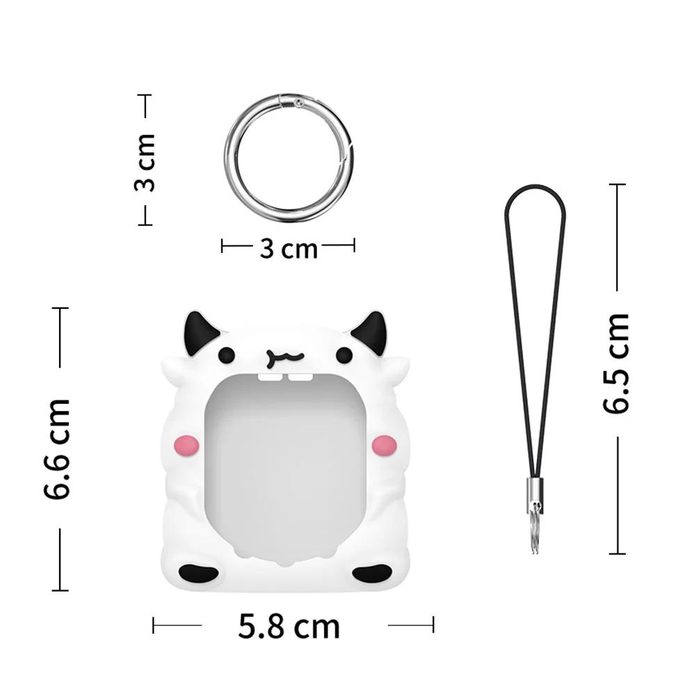 Capa Protetora de Silicone Fofa para Máquina de Bichinho Virtual Tamagotchi Uni 2025 com Cordão de Dedo Capa Macia Anti-Arranhões