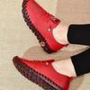 Spot Handmade Side Seam Thread Large Size Beef Tendon Shoes Shallow Mouth Outer Wear Single Shoes 2025 New Roman Style Soft Sole Women's Shoes