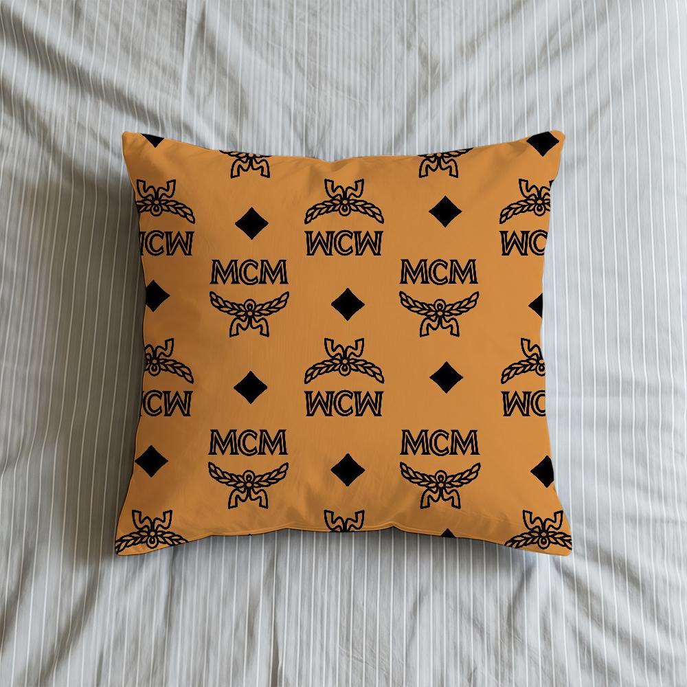 Cushion Cover Soft Case Cool Sofa Logo Living Room Home M-M-M-mCMS-ES Comfortable Fashion Office Decor Protective Pillow