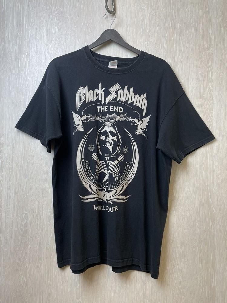Black Sabbath Band Rock Basic Style Black Unisex Tshirt Reprint S-5XL KH11498 Unisex T-Shirt L