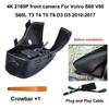 For Volvo S60 V60 S60 LT5 T6 T8 2010 2011 2012 2013 2024 2015 2016 2017- 2020 2021 2022 2023 2024 2025 4K Wifi Car DVR Dash Cam