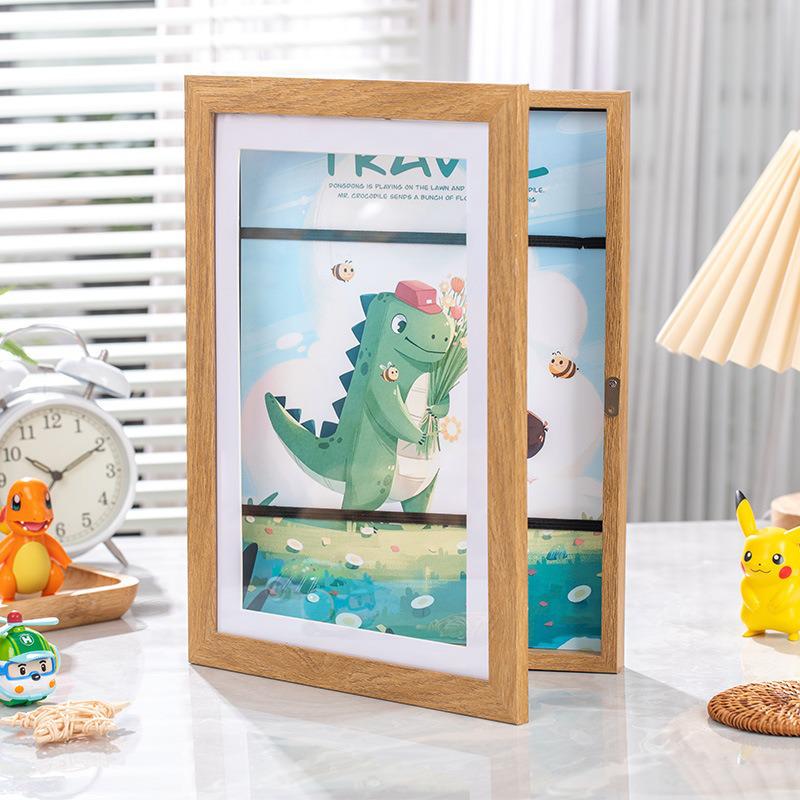 Children's Art Flip-up Wooden Photo Frame A4/A3