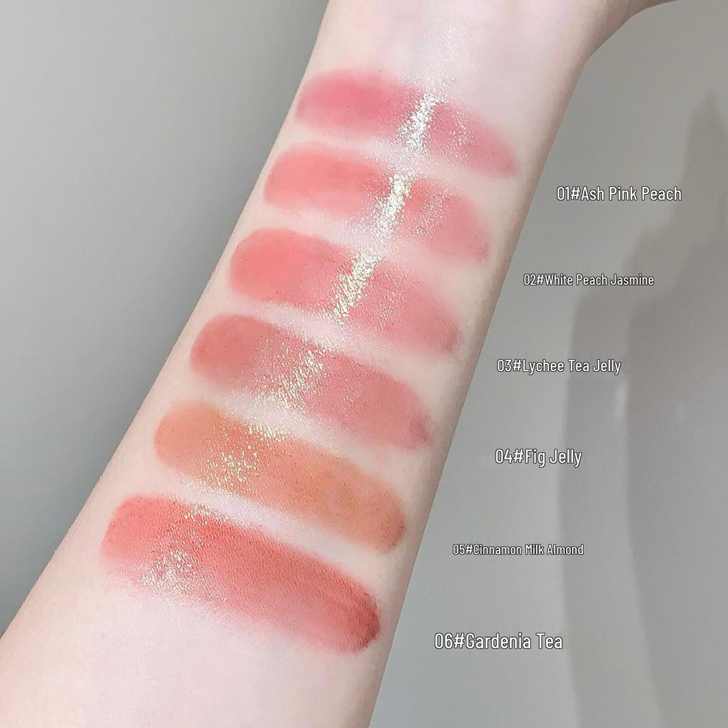 SHAQINUO Multi-use Moisturizing Brightening Cream: Lipstick, Eyeshadow, Blush - Low Saturation Whitening & Swelling Color Enhancer.