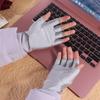 1 Pair Spandex Thin Ice Silk Gloves Semi-finger Half Finger Gloves  Summer
