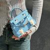 Little Red Book Style Fashion Motorcycle Bag Cute Bag Casual Youyi Bag Real Leather Small Messenger Bag Handbag Single Shoulder  Bag