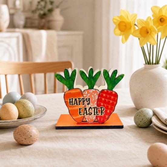 Easter Napkin Holder for Table Decor, Cute Paper Towel Holder, Freestanding Napkin Dispenser for Kitchen Dinner Restaurant Bar Easter Decoration