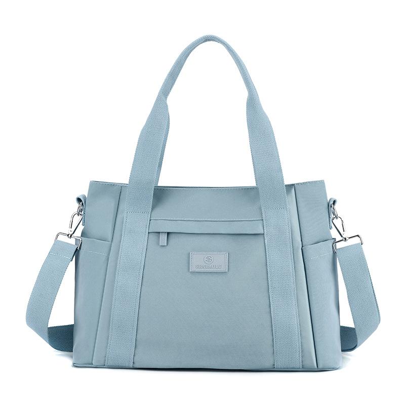 Nylontasche trendige lässige Mehrfachtaschen-Handtasche Umhängetasche große Kapazität Tragetasche Schultertasche Damen große Tasche