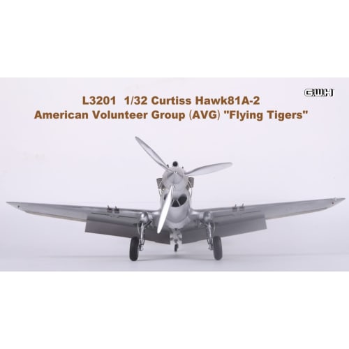 Great Wall Hobby 1/32 AVG Hawk 81A-2 Flying Tigers Plastic Model L3201 Molded Color