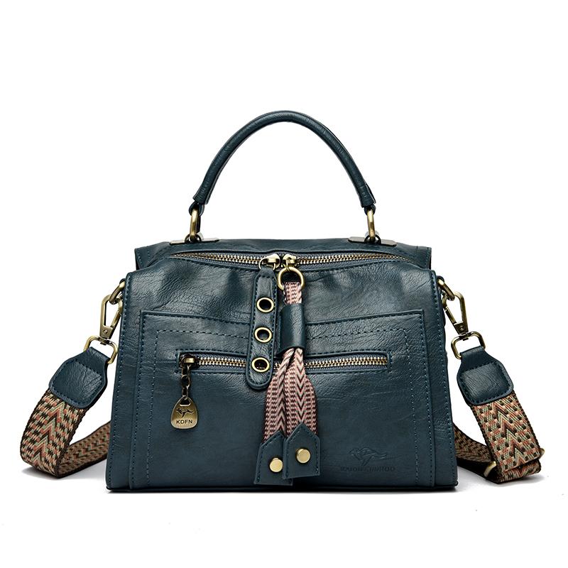 

Fashi Leather Handbags For Women 2026 Luxury Handbags Women Bags Designer Large Capacity Tote Bag Shoulder Bags For Women Sac синій