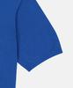 Sun Love Crochet Knit Polo Blue