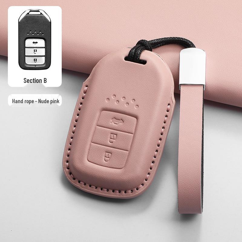 Honda Key Cover: Compatible with Vezel, Odyssey, CR-V, Accord, Civic, XR-V, Lingpai, UR-V, Fit, and Haoying.