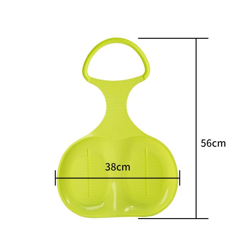 Snow Sled Sledge Sand Sliding Sled Large Winter Toy Skiing Board Downhill Sled Snow Luge For Kids Adults Boys Girls