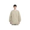 Li Ning X Jackie Chan Collaborazione Serie Kung Fu Comoda Casual Semplice Felpa Pullover Ampia Uomo felpa Verde Scuro AWDV623-4