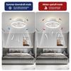 13.5inchs Minimalist Ceiling Fan With Light Household Small Electric Ceiling Fan Light Toilet/Kitchen DC Motor Fan Lamp
