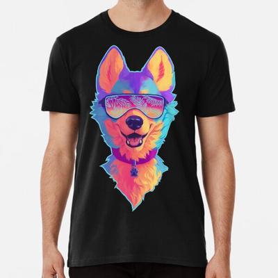 Glitzerhund (Pelzware) Premium T-Shirt S bis 5XL Hergestellt in AU/USA T-Shirt