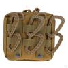 Gear Carabiner Keychain Hard Polymer D Lock Backpack Clips , Khaki
