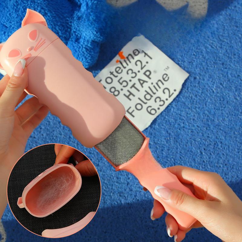 

Pet Hair Removal Brush Hair Suction Device Hair Sticking Device Clothing Care Brush Hair Brushing Device Dog and Cat Brush рожевий