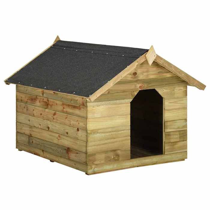 VidaXL Niche de Jardin Toit Ouvrant Poulailler Chenil Bois de Pin Imprégné 45151