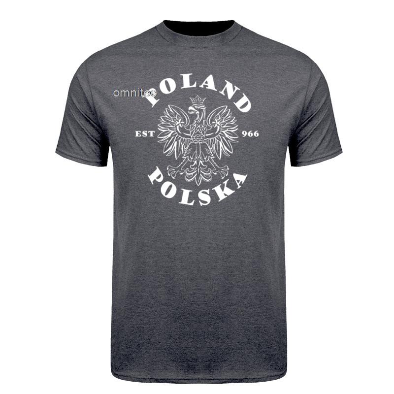 Polish Flag Poland Polska Graphic Tshirts Summer Short Sleeve Unisex Vintage T Shirt Tops Hj078