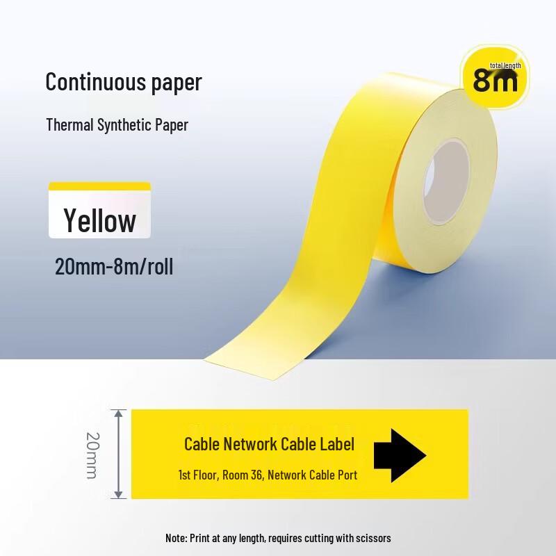 

Thermal Continuous Cable Label Tape