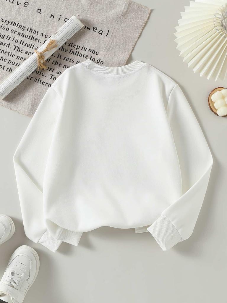 Kids Sweatshirt Crew Neck - Machine Washable, Spring And Autumn, Sportswear And Casual Wear, Soft And Comfortable, Children's Clothing