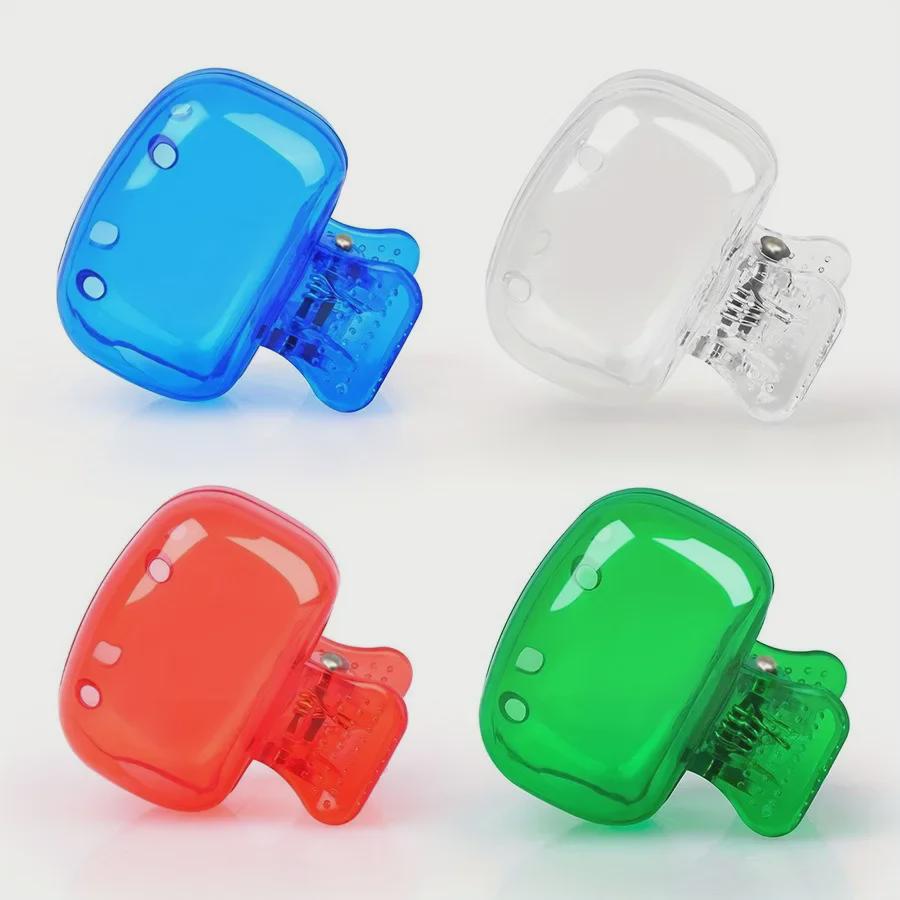 Portable Toothbrush Storage Clip with Protective Cap: Practical and Stylish, Keep Your Toothbrush Clean and Dust-Free.