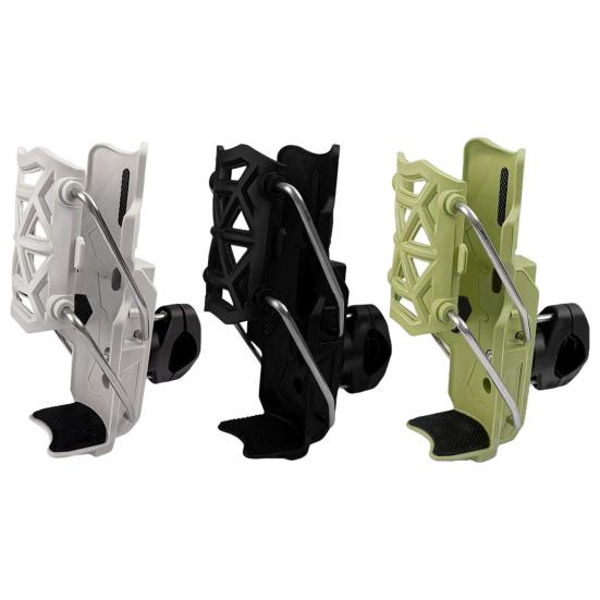 Adaptive Bike Water Bottle Holder Automatic Clamping 360-degree Rotating Cup Cage Quick Installation Bike Cup Holder