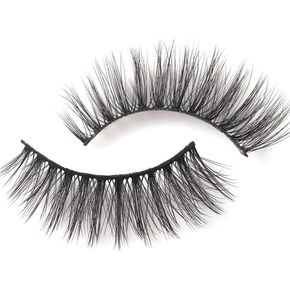 3D Faux Mink Fur False Eyelashes - Single Pair Packaging