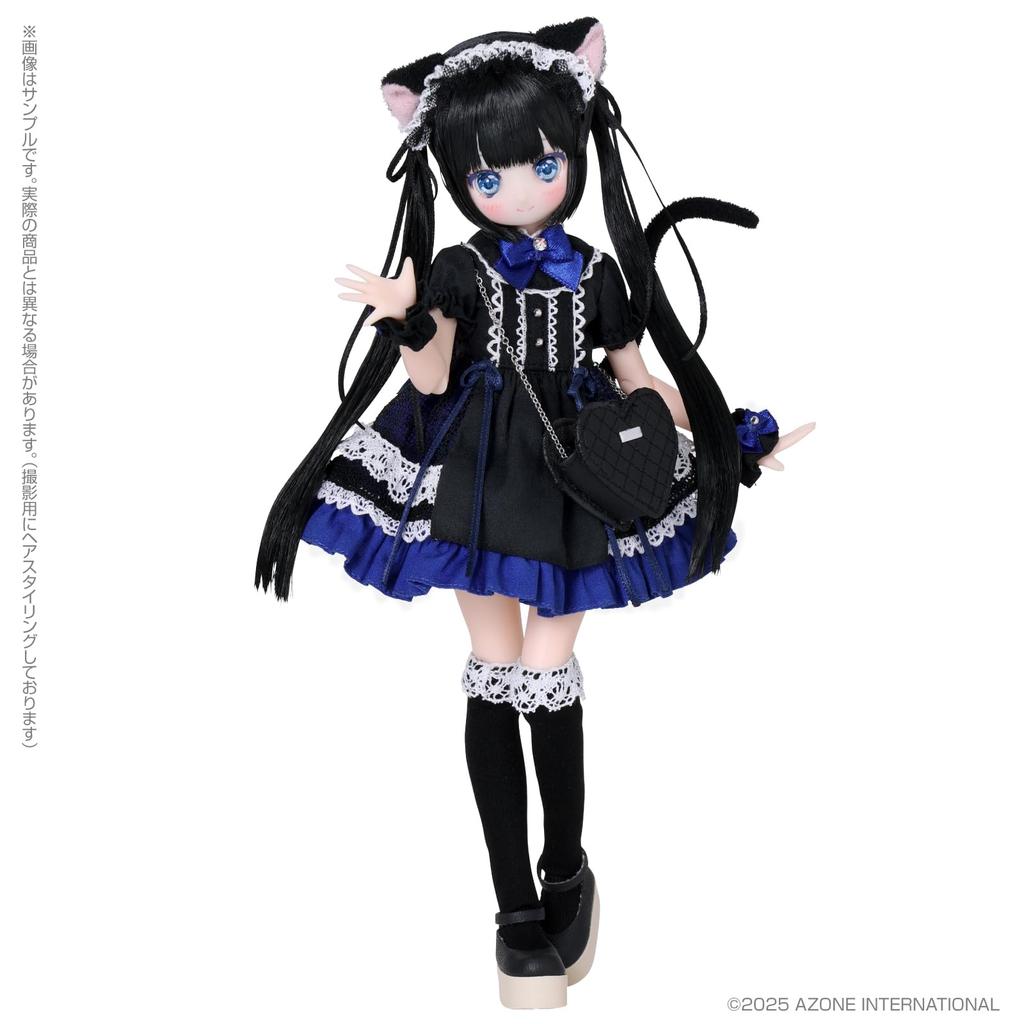 Azone International Karafuru Mebae Gift from Cat Painted Movable Doll Dreamin' / ~A M.K.~ (Black ver.)