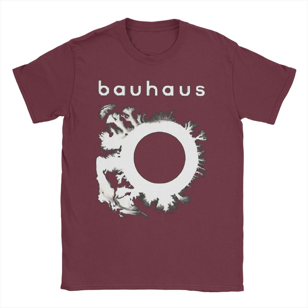 Funny Bauhaus TShirt for Unisex O Neck Cotton T Shirts Short Sleeve Tee Shirt Printed Clothing