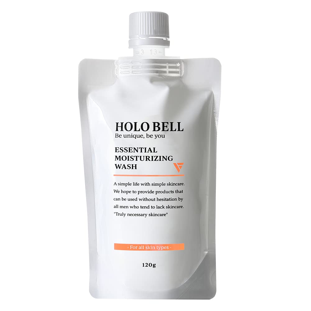 

HOLO BELL Men s Facial Cleanser Foam Holobell Essential Moisturizing Wash 120g Single Item