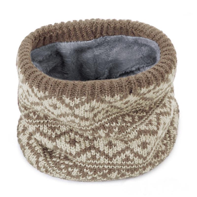 New Unisex Velvet Warm Pullover Neck Gaiter - Versatile Woolen Winter Neck Warmer for Outdoor Cold Protection
