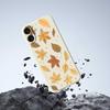 For iPhone 17 Case Maple Leaves Pattern Printing Straight Edge TPU Phone Back Cover