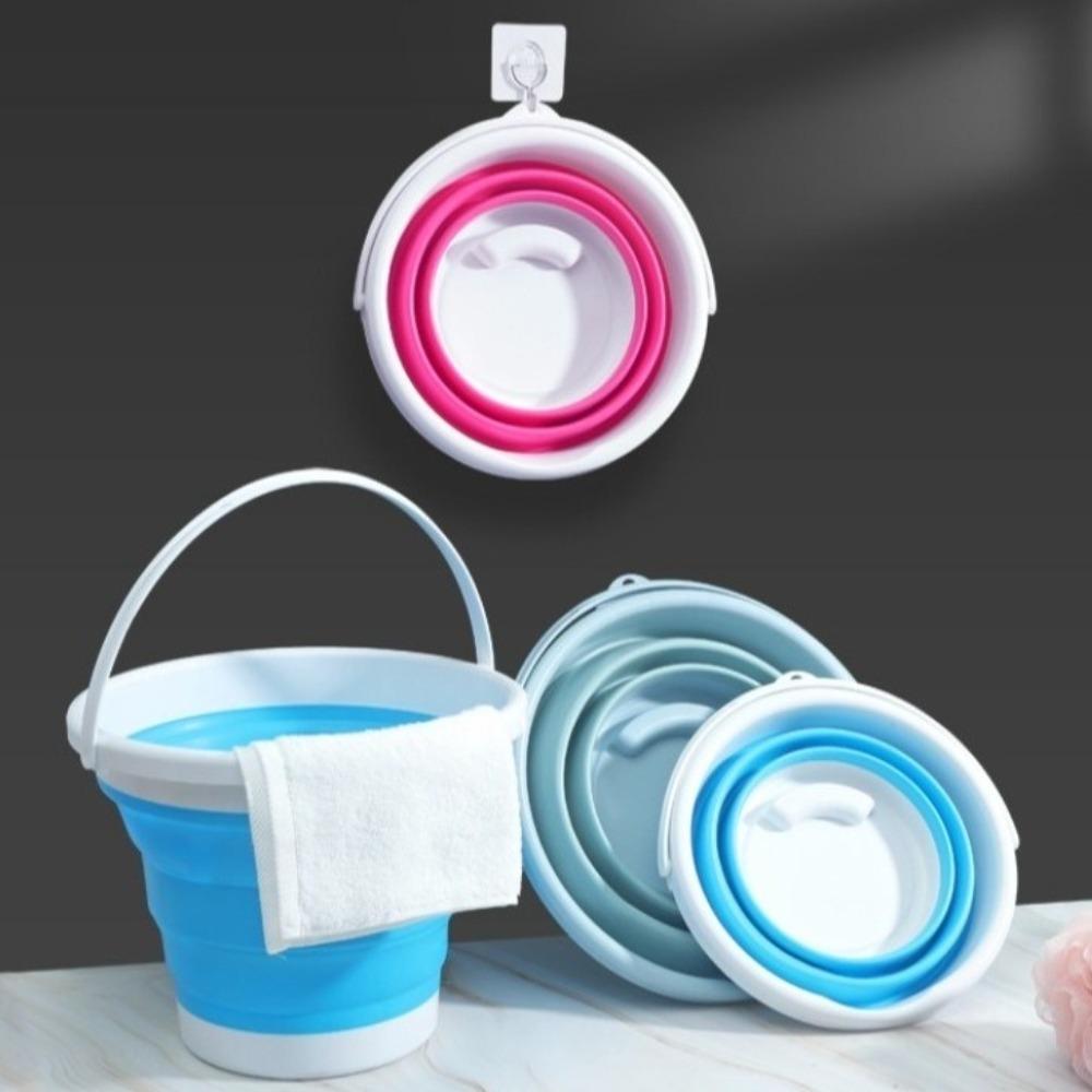 5/10L Portable Folding Bucket Multifunctional Kitchen Camp Bucket  The Water-Sprinkling Festival