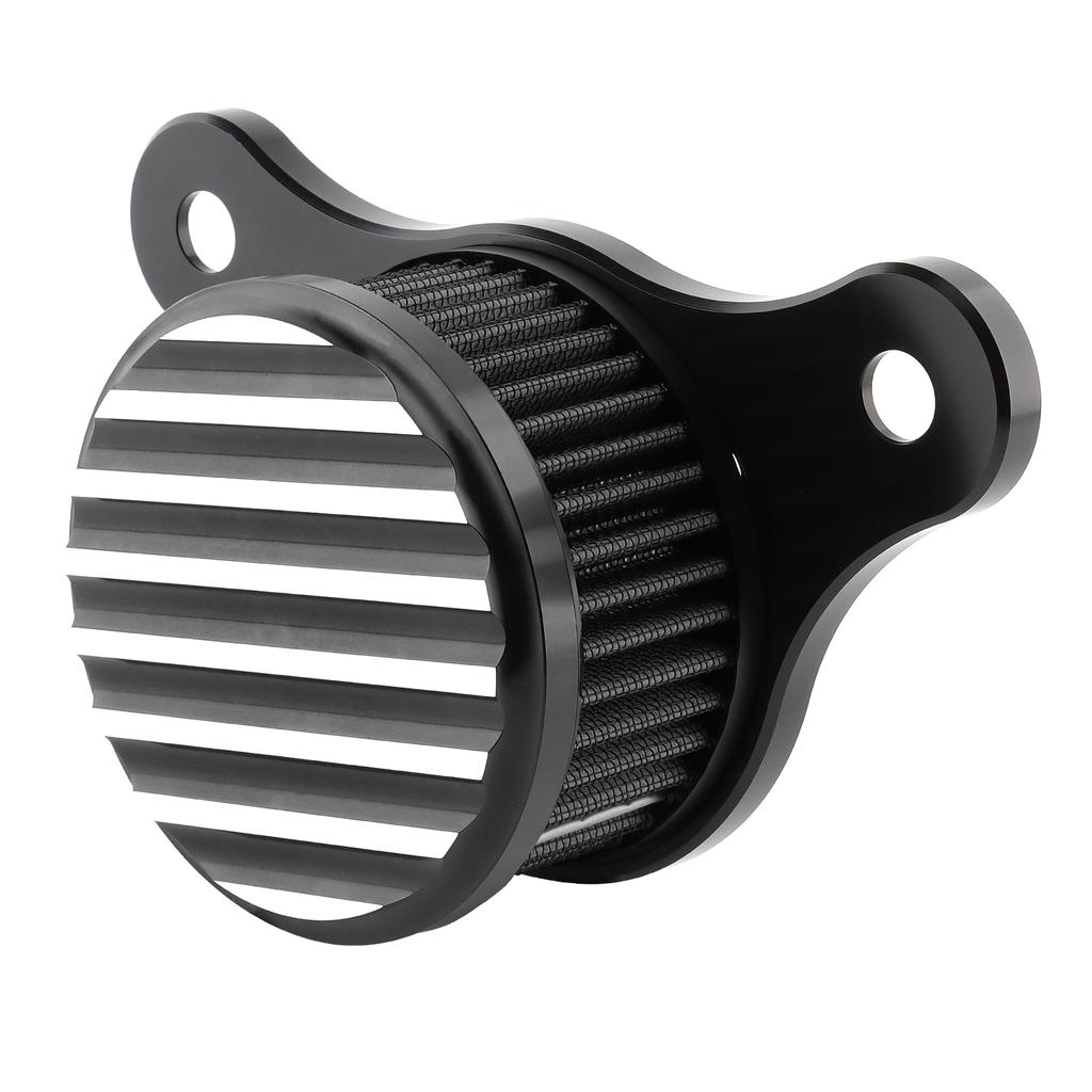 Motorcycle Air Filter Cleaner Intake Filter System Stripe for Harley 93-17 Dyna/FXR Softail Fat Boy Touring Road Street Glide