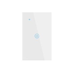 2025 New Design Products Tuya Smart Wifi Wall Switch Us Standard Glass Touch Panel Light Switch Support App Remote Control