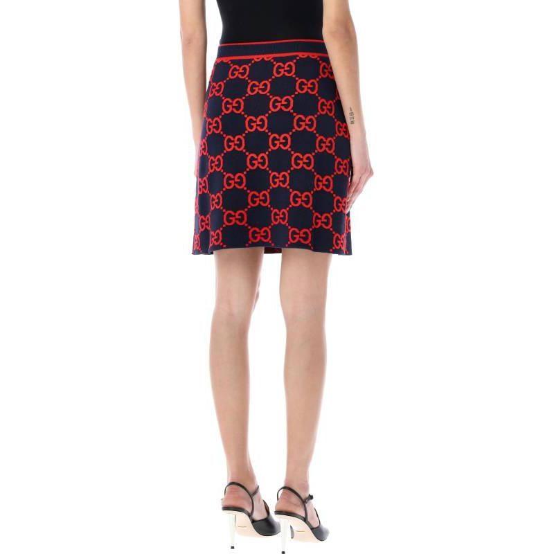 GUCCI Wool-jacquard Skirt 743320-XKC8X-4754