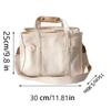 Trendy Multi-Functional Canvas Mommy Bag - Fashionable Mother & Baby Shoulder Messenger